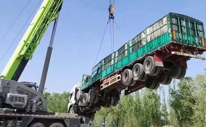 长安区道路脱困救援案例